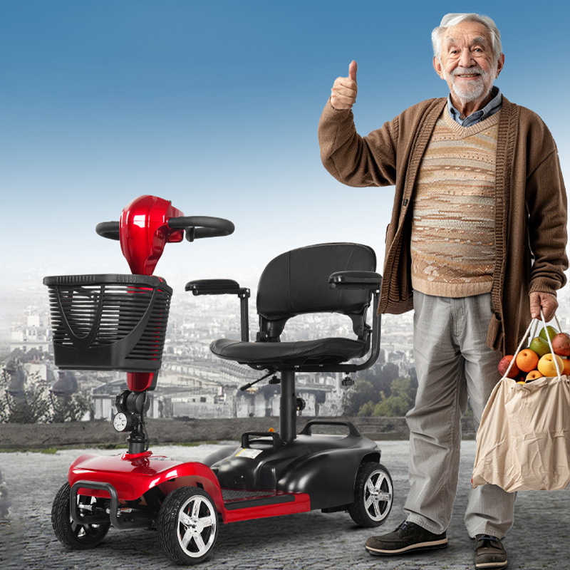 Lightweight Foldable Mobility Scooter for Short-Mid Distance Institutional Travel Lightweight Foldable Mobility Scooter for Short-Mid Distance Institutional Travel