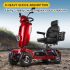 Portable Folding Mobility Scooter Comfort Seat CE ISO