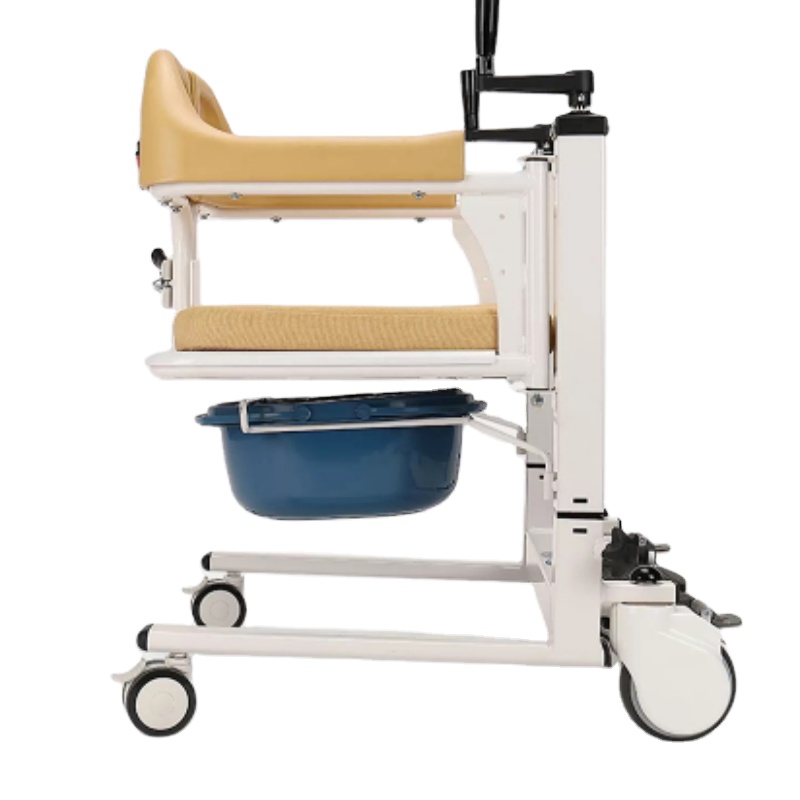 Chair Lift for Stairs: Multi-function Patient Transfer Wheelchair & Commode