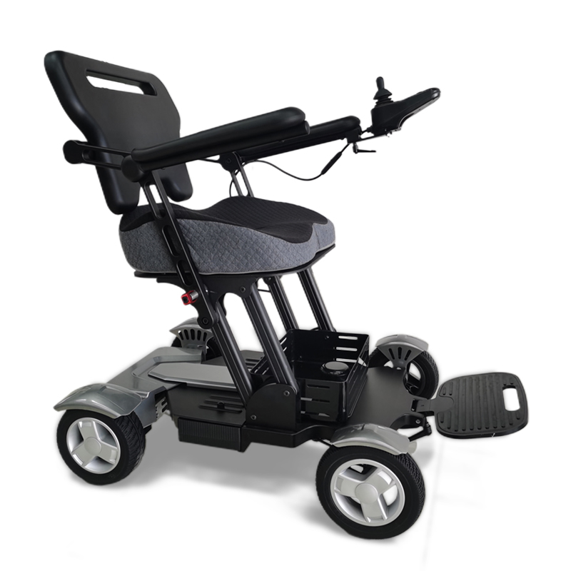EXCELLENT EXC-1007 4-Wheel Folding Electric Scooter for Adults - Compact Design, 120kg Capacity, 22km Range, Indoor/Outdoor Use with Armrests EXCELLENT EXC-1007 4-Wheel Folding Electric Scooter for Adults - Compact Design, 120kg Capacity, 22km Range, Indoor/Outdoor Use with Armrests