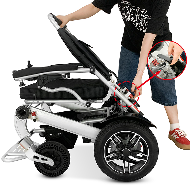 Lightweight Foldable Electric Wheelchair | Portable Motorized Wheelchair Lightweight Foldable Electric Wheelchair | Portable Motorized Wheelchair