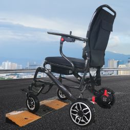 Foldable Power Wheelchair: Lightweight Carbon Fiber Electric Model