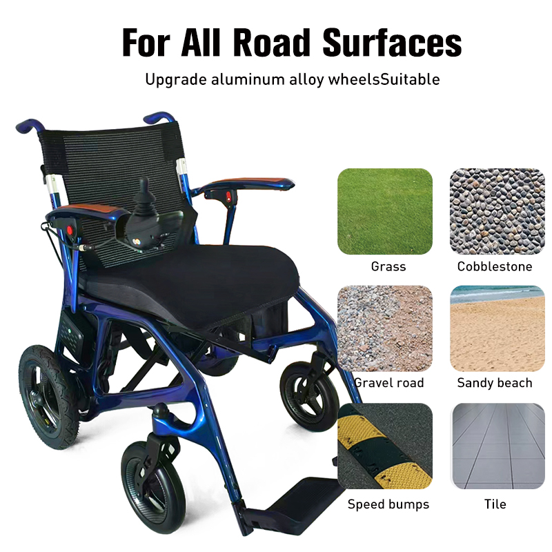 Professional Grade Carbon Fiber Electric Wheelchair | Ultra-Lightweight Foldable Electric Wheelchair for Fleet & Facility Use Professional Grade Carbon Fiber Electric Wheelchair | Ultra-Lightweight Foldable Electric Wheelchair for Fleet & Facility Use