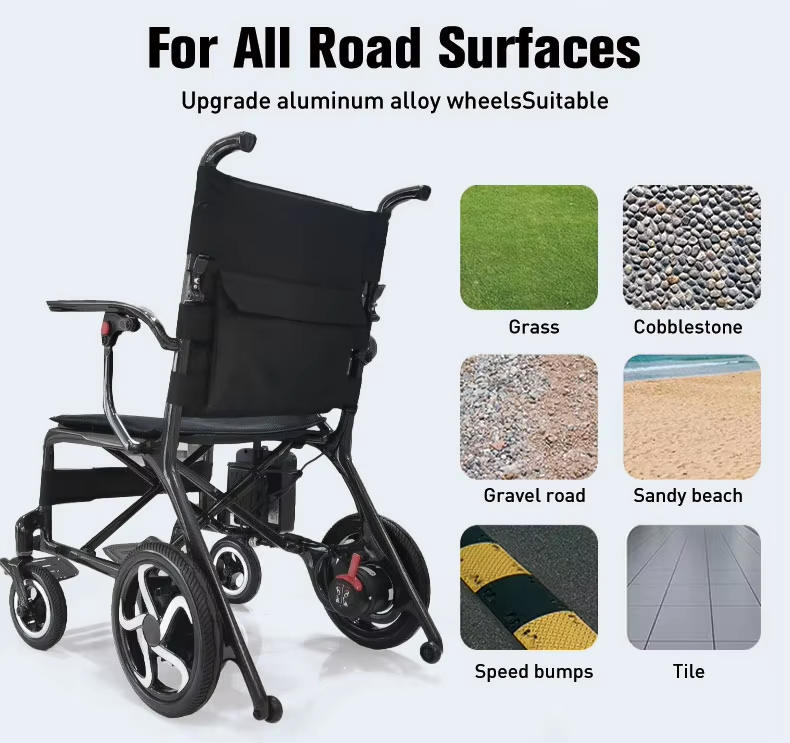 Best Wheelchair for Elderly - Carbon Fiber, 100kg Capacity, 15~30km Range