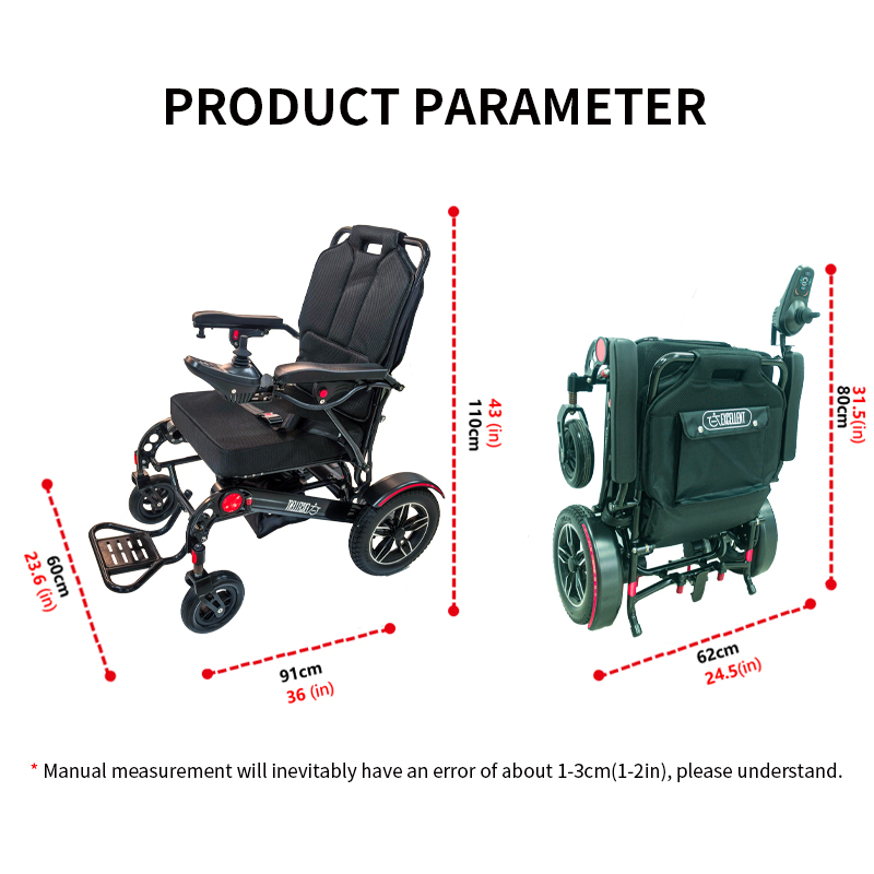Ultra-Light Aluminum Wheelchair - Smart Remote Control, Foldable Design for Indoor/Outdoor Mobility Ultra-Light Aluminum Wheelchair - Smart Remote Control, Foldable Design for Indoor/Outdoor Mobility