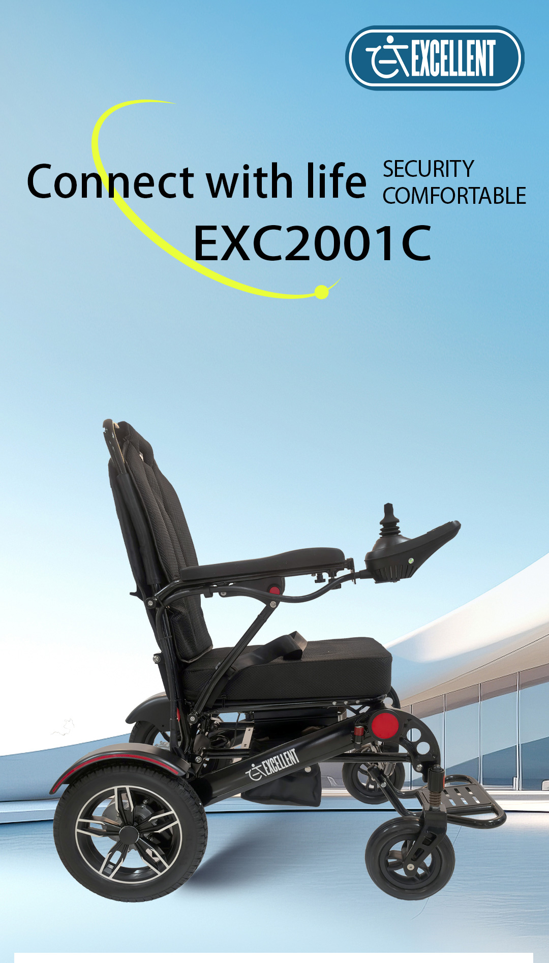 Custom Ultra-Light Aluminum Wheelchair - Remote Controlled, Foldable Design