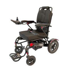 Aluminum Alloy Foldable Electric Wheelchair - Lightweight Motorized Power Chair with Remote Control, Portable Design