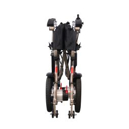 Elderly Transfer Chair: Lightweight Foldable Electric Wheelchair with Remote