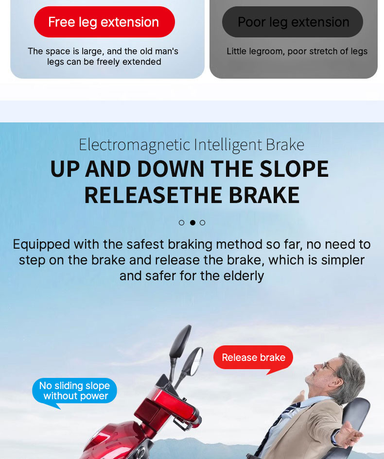 Lightweight Folding Electric Mobility Scooter for Seniors - 9.3 Mile Range