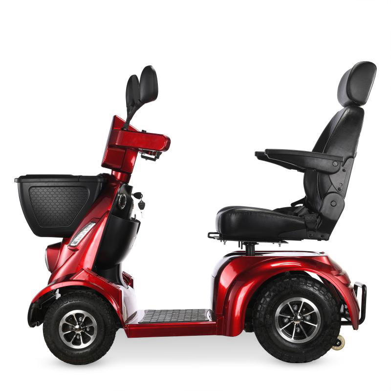 4-Wheel Mobility Scooter for Adults & Seniors, 220lbs Capacity, Auto-Fold