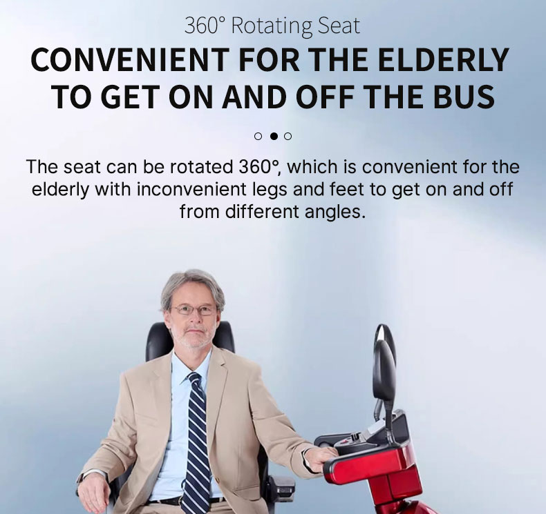 Lightweight Folding Electric Mobility Scooter for Seniors - 9.3 Mile Range