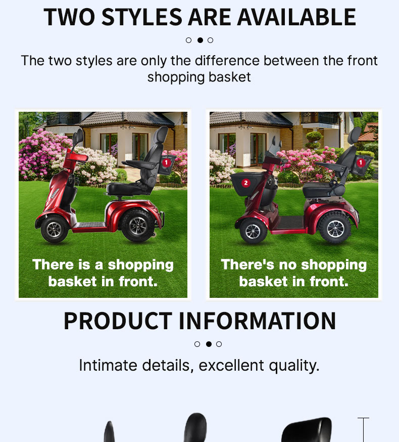Lightweight Folding Electric Mobility Scooter for Seniors - 9.3 Mile Range
