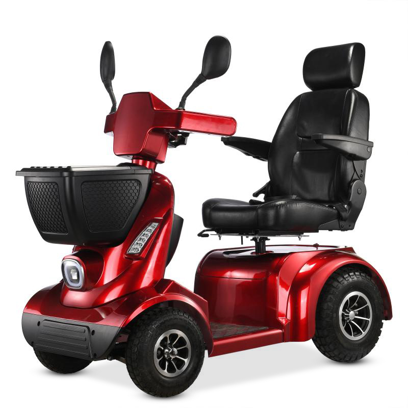 Foldable 4-Wheel Mobility Scooter for Elderly - Long Range, Heavy Duty
