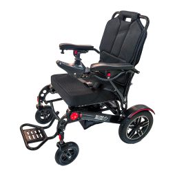Ultra-Light Aluminum Wheelchair - Smart Remote Control, Foldable Design for Indoor/Outdoor Mobility