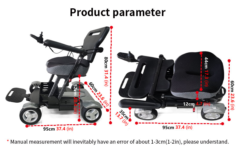 Lightweight Scooters for Seniors: EXCELLENT EXC-1007 Folding Electric Scooter