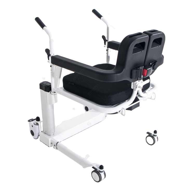Foldable Electric Home Chair Lift with Commode for Elderly & Disabled
