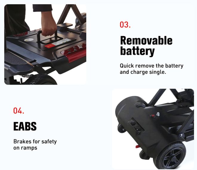 EXC-1003B Steel-Frame Mobility Scooter Redefines Accessibility for Seniors and Wheelchair Users