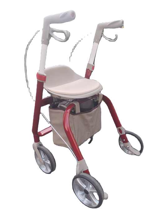 Lightweight Foldable Walker with Chair - Portable Aluminum Alloy Mobility Aid EXC-2014 Lightweight Foldable Walker with Chair - Portable Aluminum Alloy Mobility Aid EXC-2014