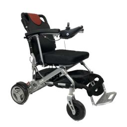 Compact Dual Brushless Motor Electric Wheelchair - 120kg Capacity, 12-20km Range, Foldable Design