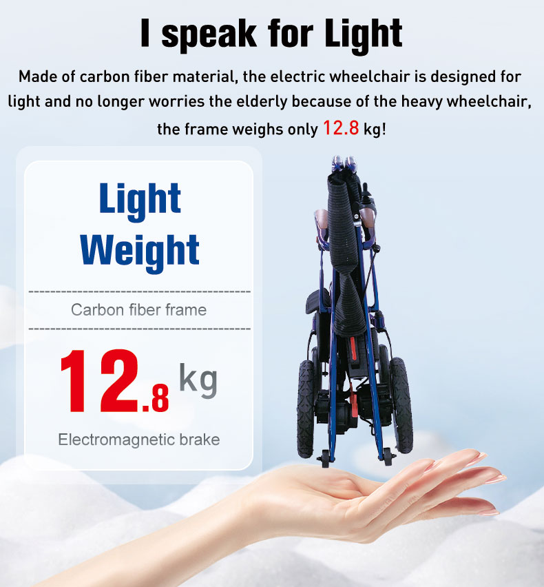 Revolutionize your business with mobility solutions: Lightweight carbon fiber electric wheelchairs