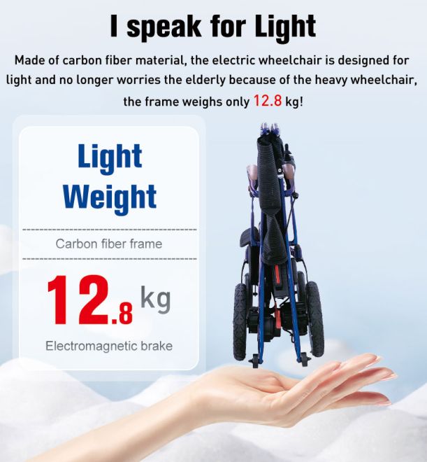 Revolutionize your business with mobility solutions: Lightweight carbon fiber electric wheelchairs