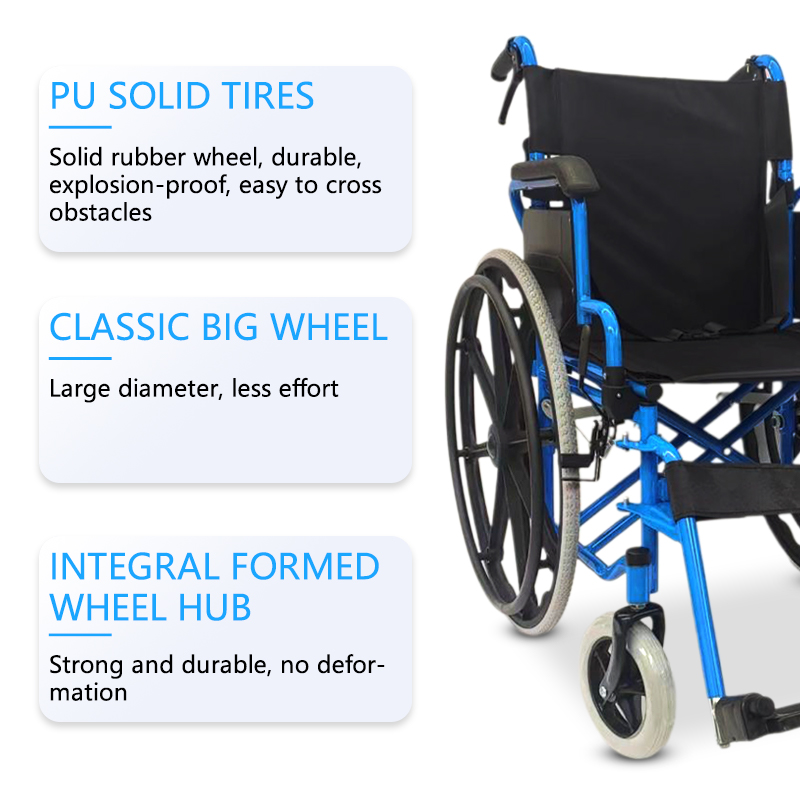 A lightweight and foldable manual wheelchair solution specially designed for institutional users