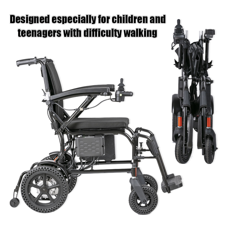 Lightweight Foldable Electric Wheelchair for Pediatric Mobility Portable Motorized Wheelchair Travel-Ready Design (Ages 3-15) Lightweight Foldable Electric Wheelchair for Pediatric Mobility Portable Motorized Wheelchair Travel-Ready Design (Ages 3-15)