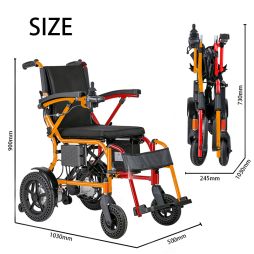 Children Lightweight Foldable Electric Wheelchair - B2B Portable Mobility Solution for Pediatric Care & Rehab Institutions
