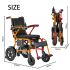 Lightweight Foldable Electric Wheelchair for Pediatric Care - FAA-Compliant Portable Mobility (Ages 3-15)