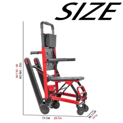 Person-Carrying Stair-Climbing Wheelchair 120KG Load CE Approved