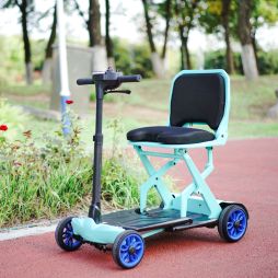 Ultra Light Carbon Fiber Folding Mobility Scooter 17kg CE ISO Certified