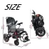 Foldable Electric Wheelchair for Medical Facilities & Nursing Homes