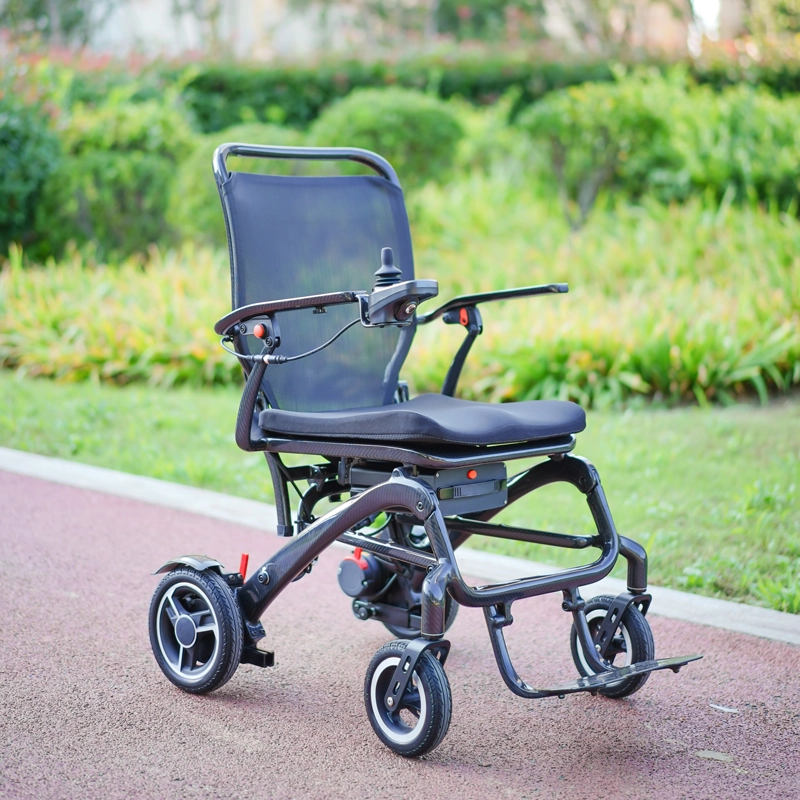 Carbon Fiber Folding Electric Wheelchair, 17KG Lightweight, CE ISO Certified Medical Mobility Equipment Carbon Fiber Folding Electric Wheelchair, 17KG Lightweight, CE ISO Certified Medical Mobility Equipment