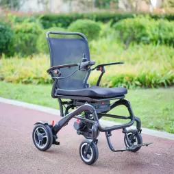 Ultra Lightweight Carbon Fiber Folding Electric Wheelchair CE ISO Certified