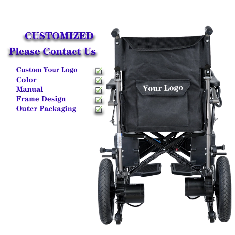 Foldable Electric Wheelchair Dual Motor CE ISO Foldable Electric Wheelchair Dual Motor CE ISO