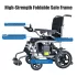 Foldable Electric Wheelchair Dual Motor CE ISO