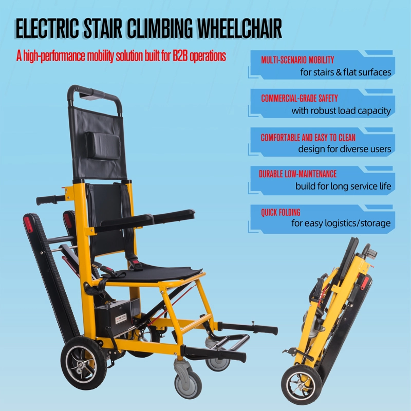 Large Wheel Stair Climbing Chair CE ISO Approved Large Wheel Stair Climbing Chair CE ISO Approved