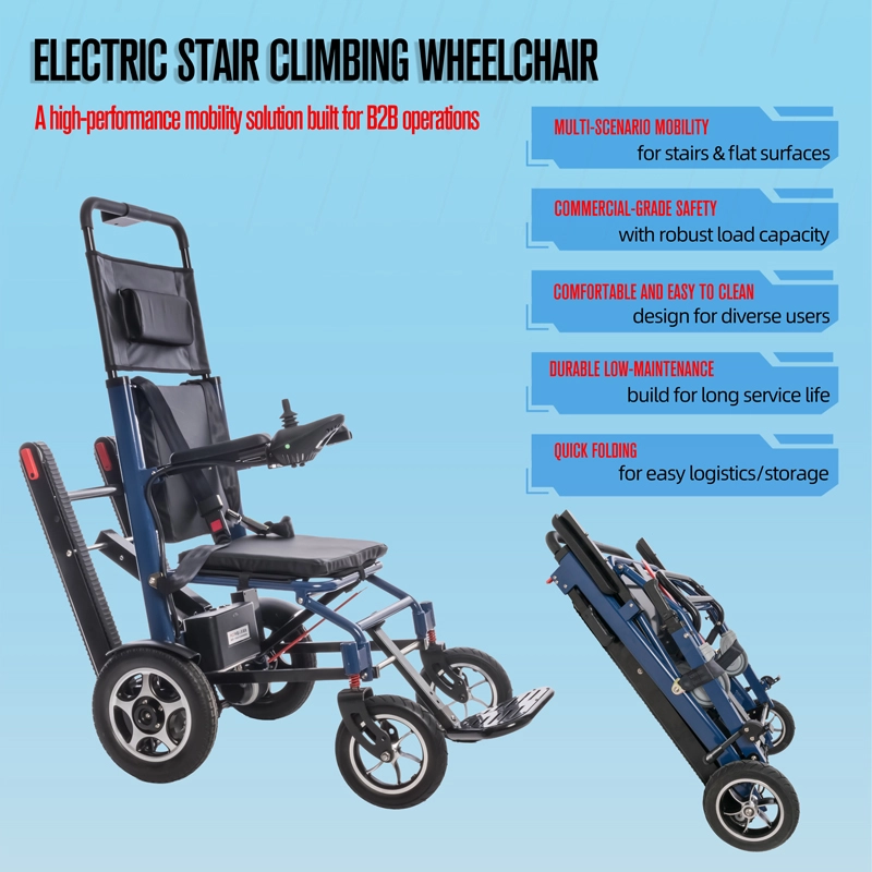 2 in 1 Stair Climbing Wheelchair Large Wheels CE ISO 2 in 1 Stair Climbing Wheelchair Large Wheels CE ISO