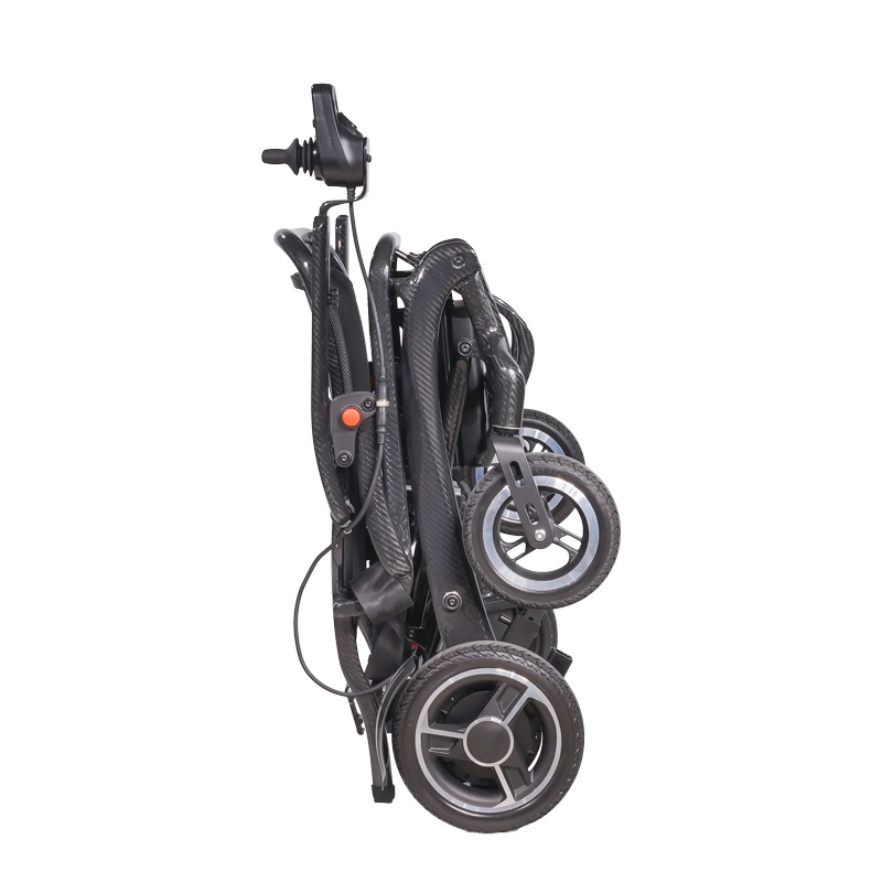 Ultra Lightweight Carbon Fiber Folding Electric Wheelchair CE ISO Certified for Medical Use Ultra Lightweight Carbon Fiber Folding Electric Wheelchair CE ISO Certified for Medical Use