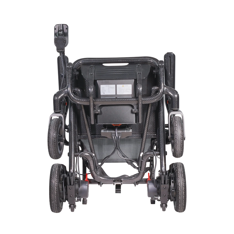 Ultra Lightweight Carbon Fiber Folding Electric Wheelchair CE ISO Certified for Medical Use Ultra Lightweight Carbon Fiber Folding Electric Wheelchair CE ISO Certified for Medical Use