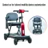Automatic Folding Mobility Scooter Remote Control CE ISO
