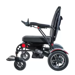 Foldable Electric Wheelchair 12 15km Range CE ISO Approved High Strength Steel