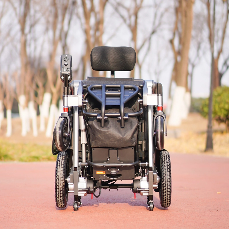 Folding Lightweight Electric Wheelchair Electric Recline CE ISO Certified Folding Lightweight Electric Wheelchair Electric Recline CE ISO Certified