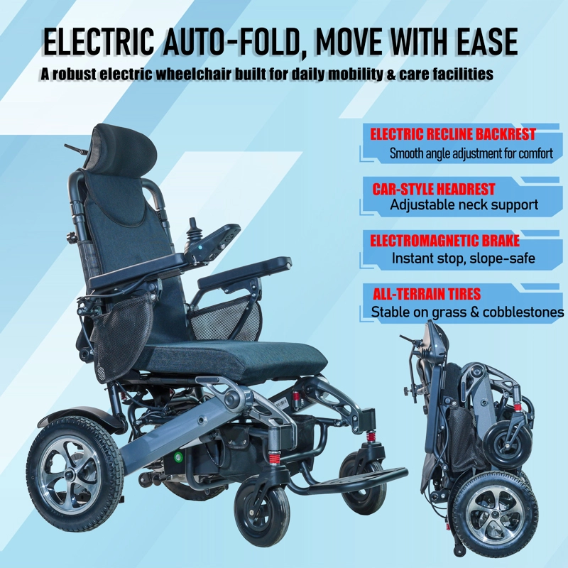 Automatic Folding Electric Wheelchair CE ISO Automatic Folding Electric Wheelchair CE ISO