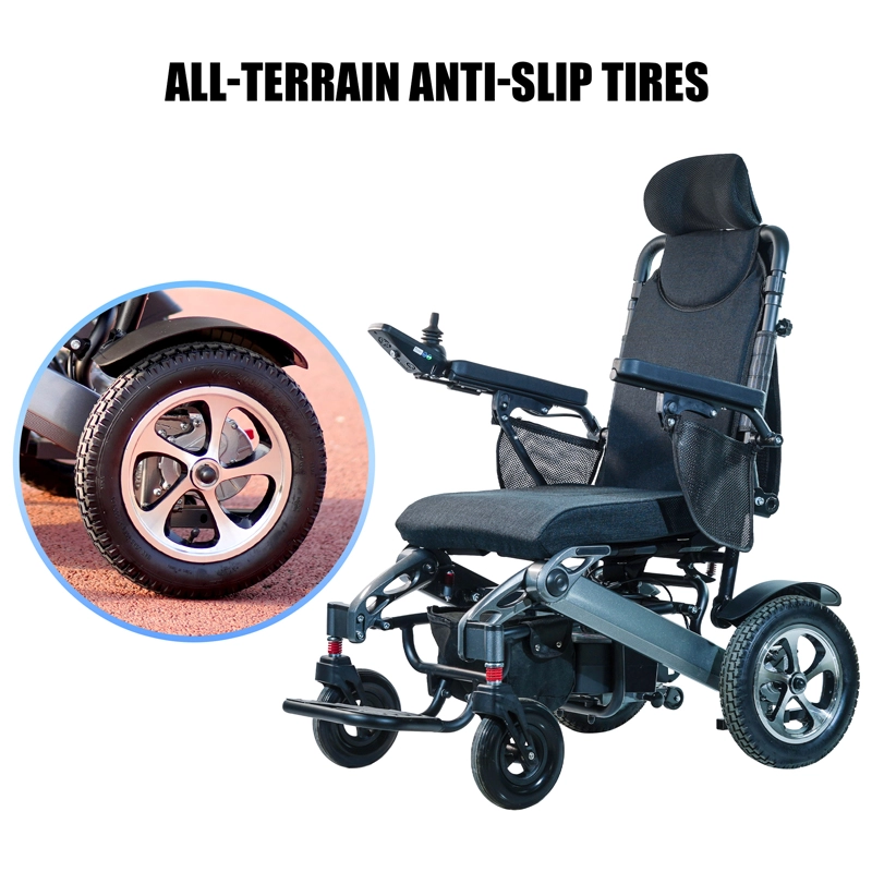 Auto Folding Lightweight Electric Wheelchair 35KM Range CE ISO Certified Auto Folding Lightweight Electric Wheelchair 35KM Range CE ISO Certified