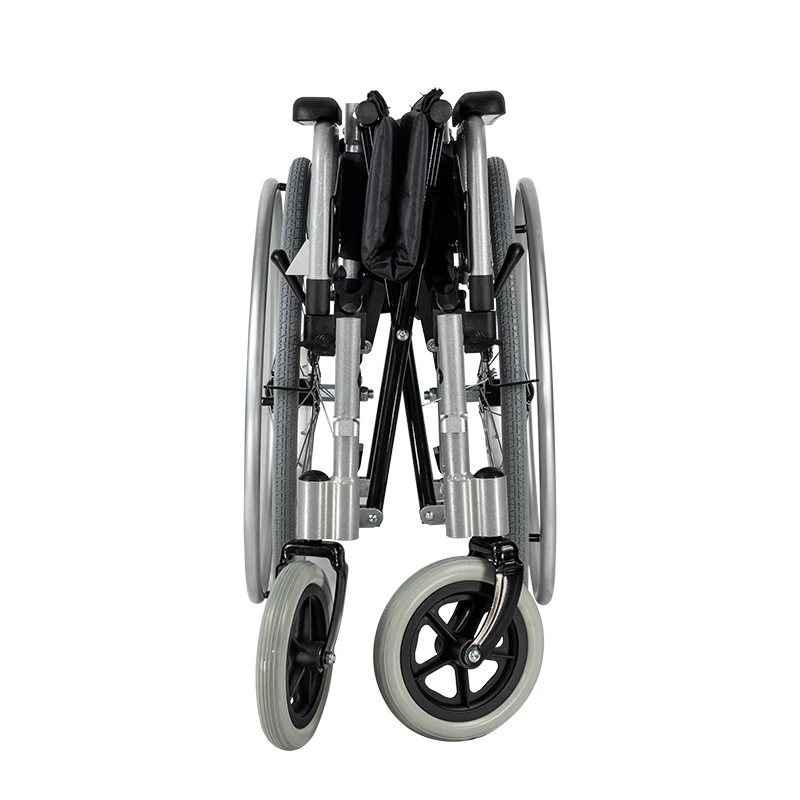 Foldable Aluminum Manual Wheelchair 120kg Load CE ISO Certified EXC-2007 Foldable Aluminum Manual Wheelchair 120kg Load CE ISO Certified EXC-2007