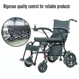 Folding Electric Wheelchair 150W 18km Range CE ISO Certified