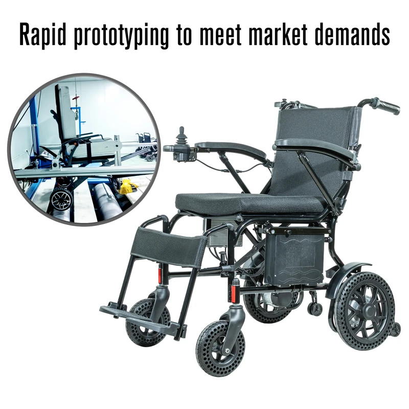 Lightweight Foldable Electric Wheelchair Rear Remote Control CE ISO Certified Lightweight Foldable Electric Wheelchair Rear Remote Control CE ISO Certified