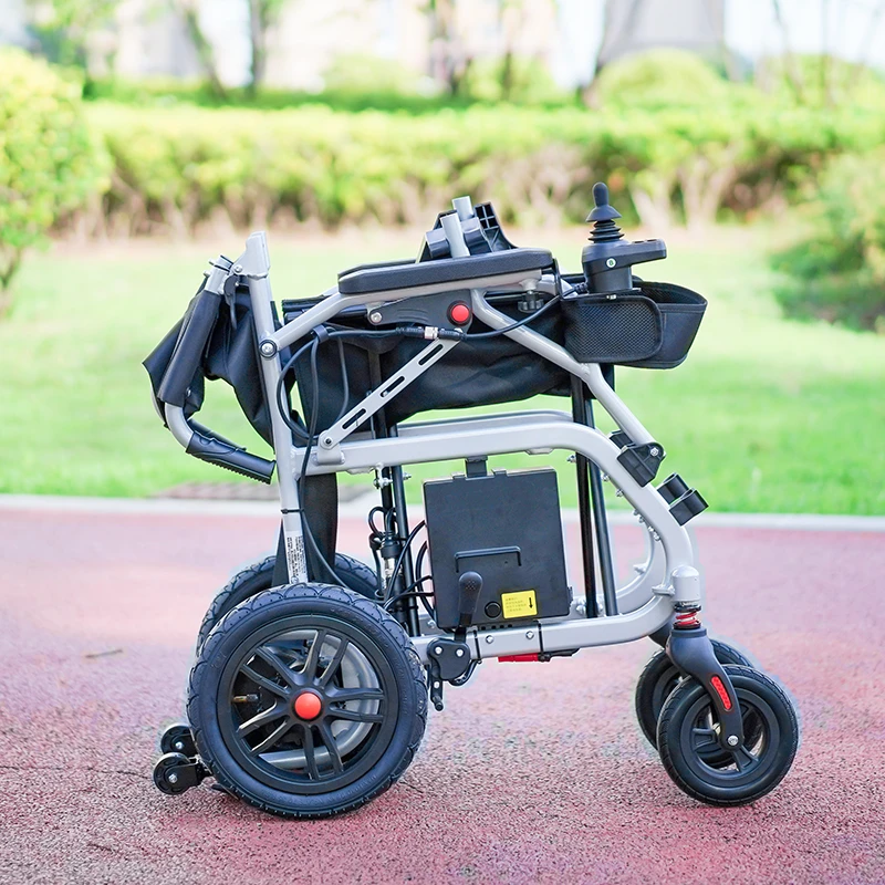 Electric Folding Wheelchair Lightweight Aluminum Frame CE Certified Electric Folding Wheelchair Lightweight Aluminum Frame CE Certified