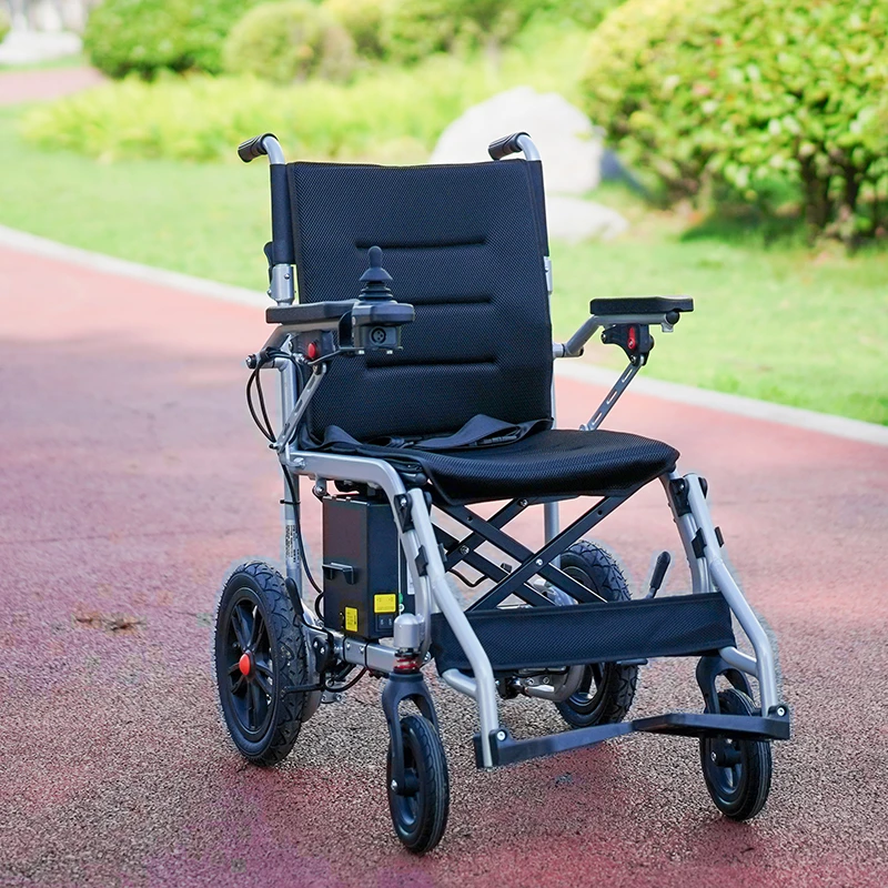 Electric Folding Wheelchair Lightweight Aluminum Frame CE Certified Electric Folding Wheelchair Lightweight Aluminum Frame CE Certified